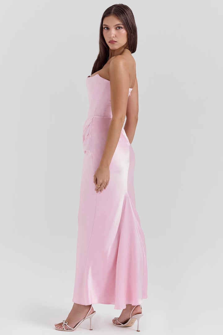 Julia™ - Satin Hourglass Silhouette Dress