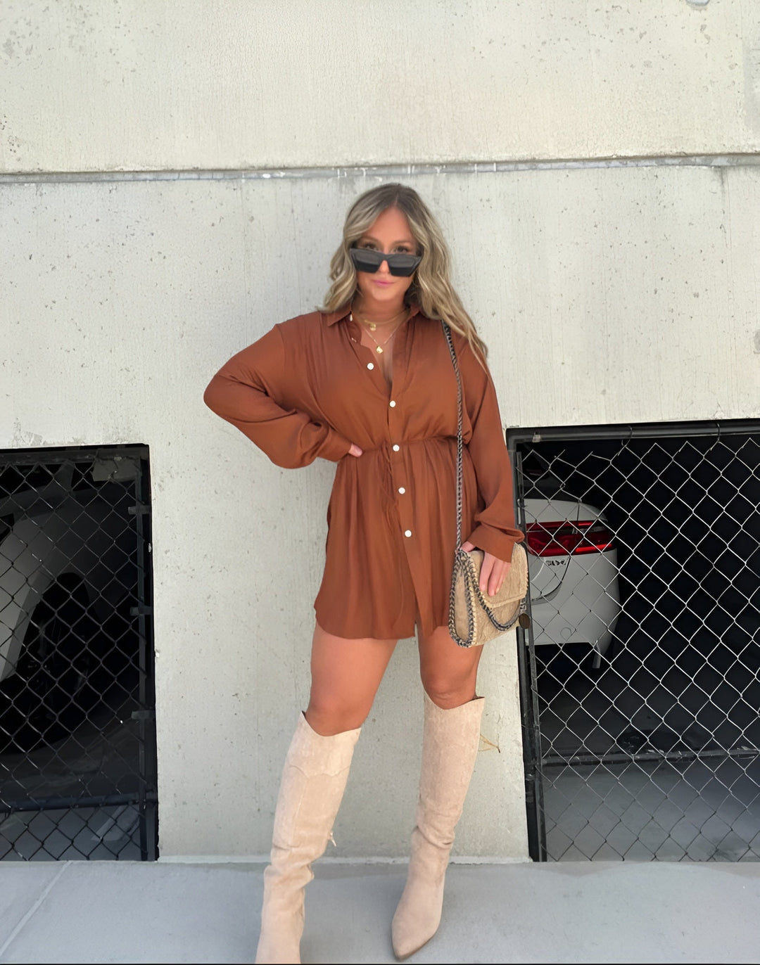 Venus™ - Chic Shirt Dress