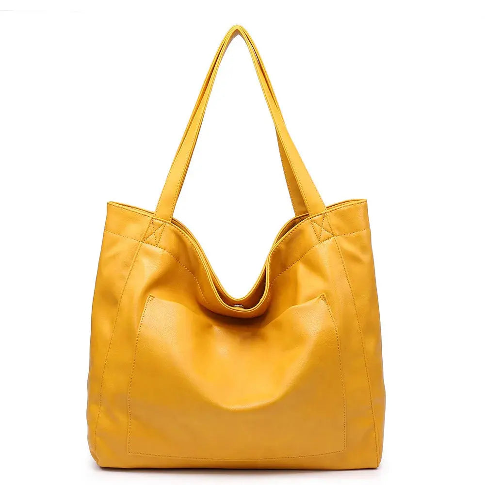 Grace’s Luxe Grandeur | Soft Leather Shoulder Bag