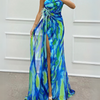 Lorna | Vibrant Draped Dress