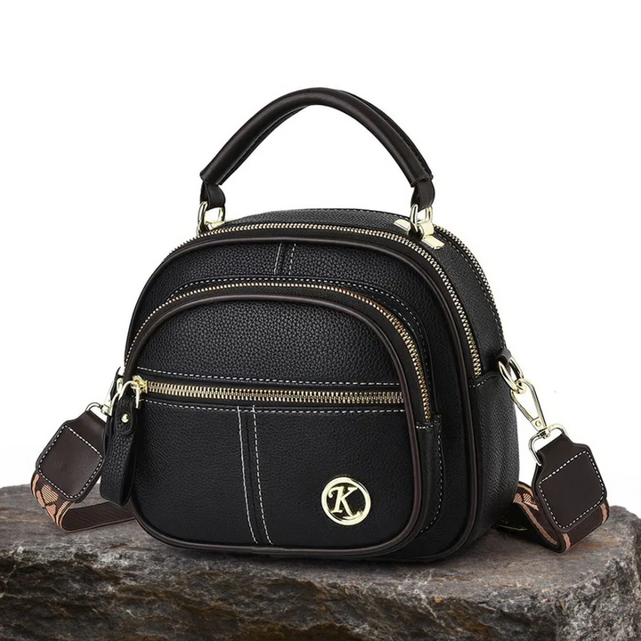 Molly’s Timeless Sophistication | Stylish Leather Bag with Shoulder Strap