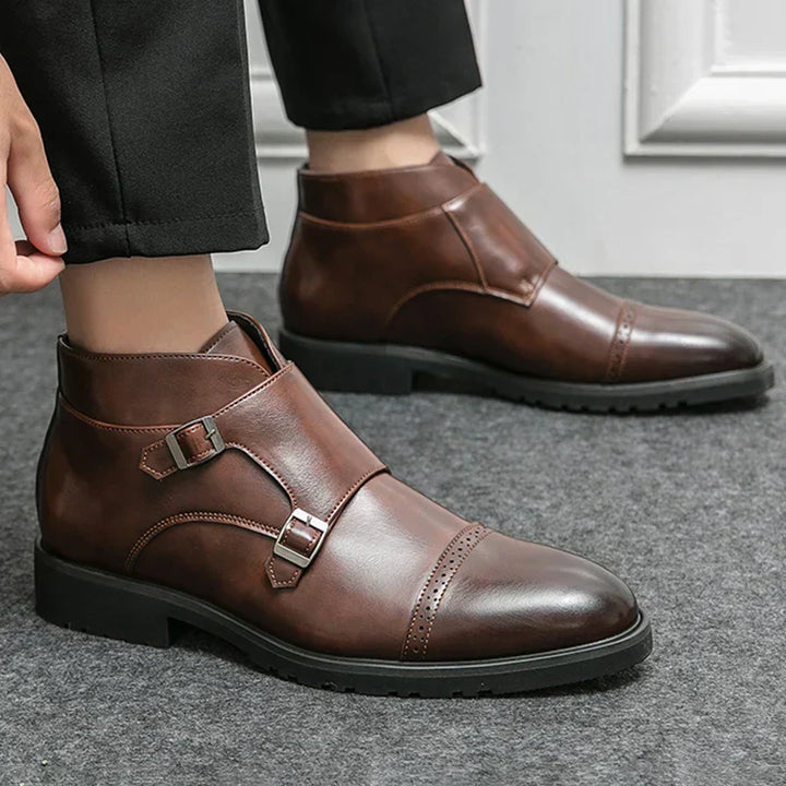 Reuben™ - Double Monk Strap Boots