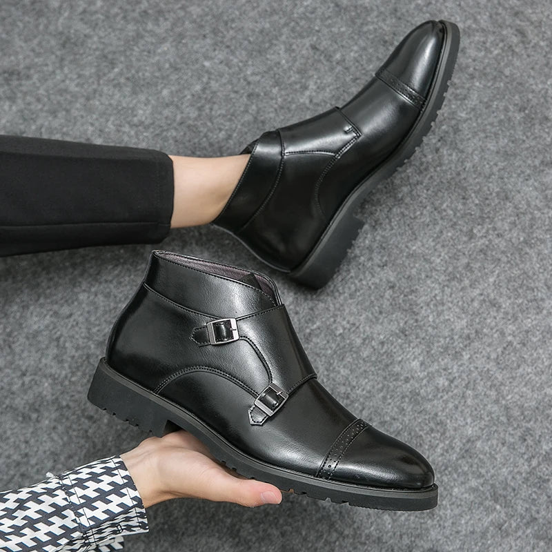 Reuben™ - Double Monk Strap Boots