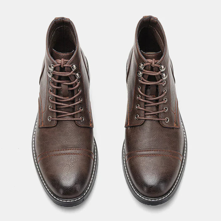 Nathan™ - Vintage Cap-Toe Derby Boots