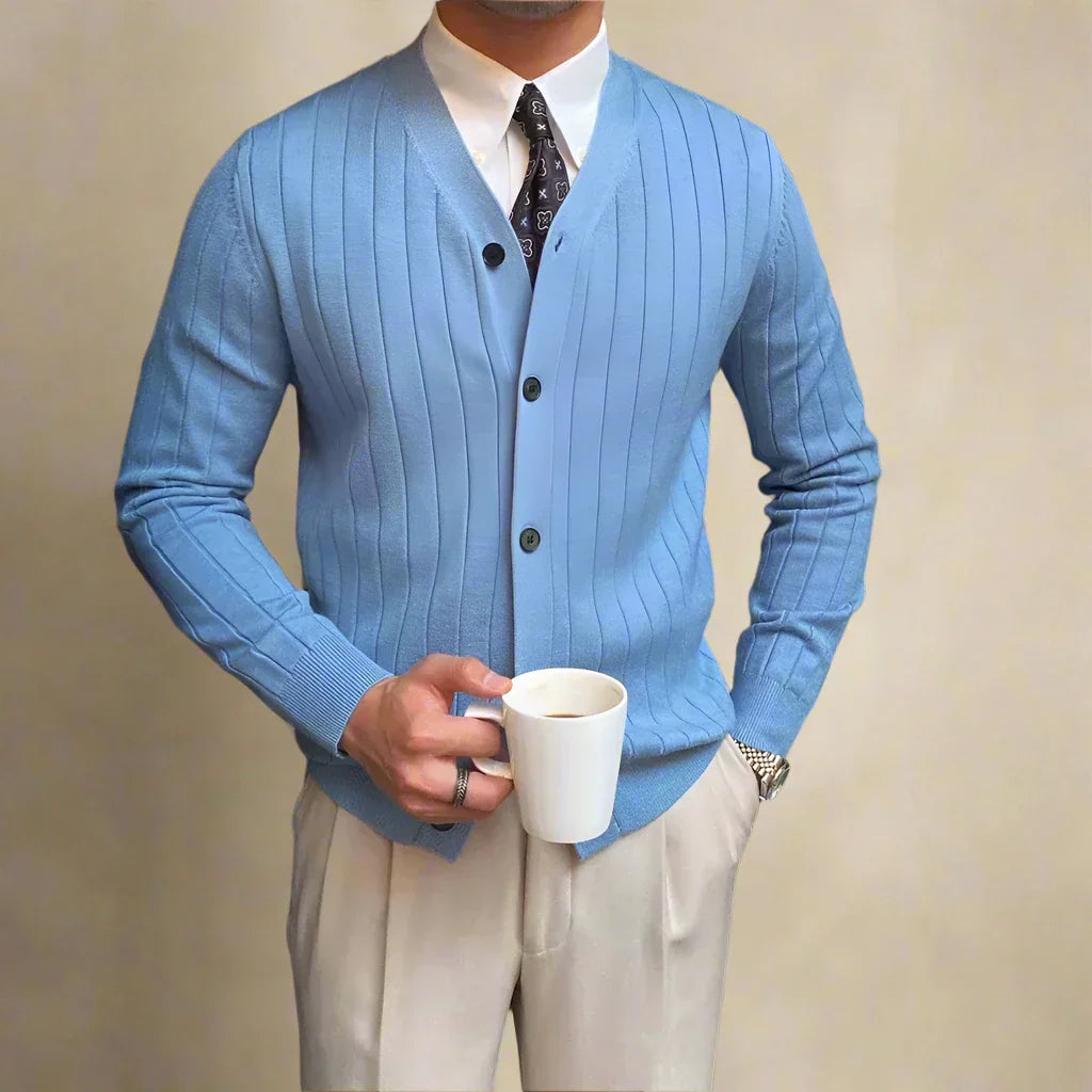 Matthew™ - Men's Long Sleeve Cardigan