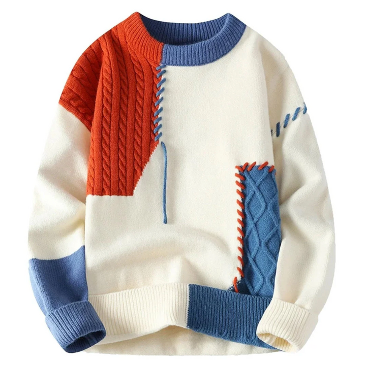 Thomas™ | Stylish Patchwork Winter Sweater