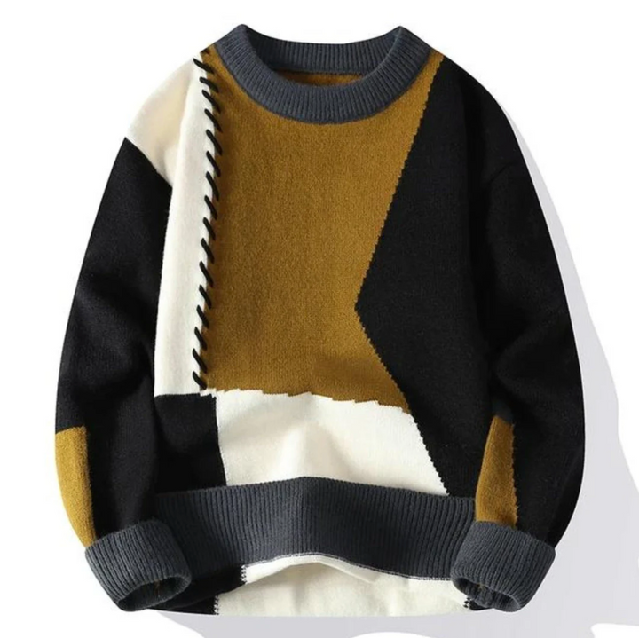 Thomas™ | Stylish Patchwork Winter Sweater