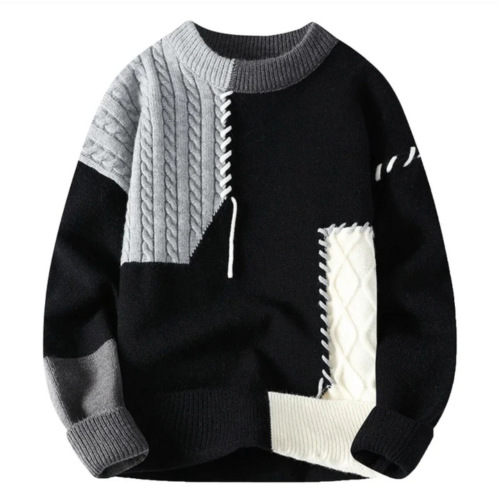 Thomas™ | Stylish Patchwork Winter Sweater