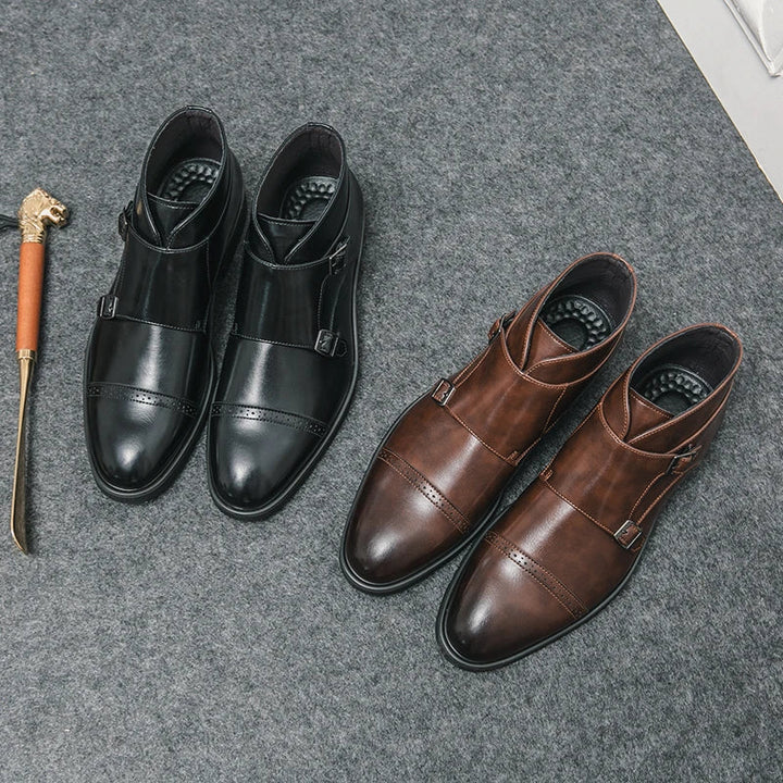 Reuben™ - Double Monk Strap Boots