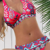 Leah™ - Bikini with Floral and Geometric Pattern
