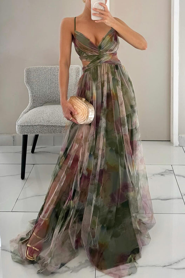 Eleanor™ - Magnificent Maxi Dress with Floral Print