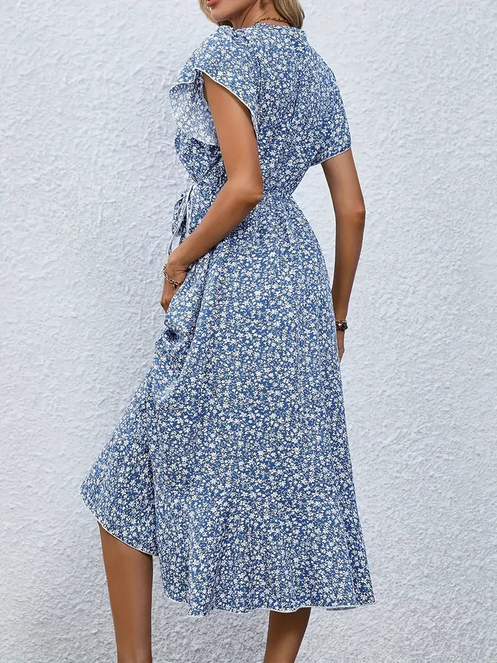Melva™ - Elegant Floral Print Dress