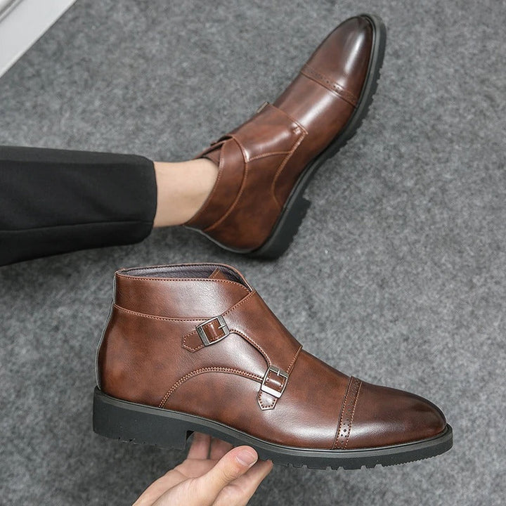 Reuben™ - Double Monk Strap Boots