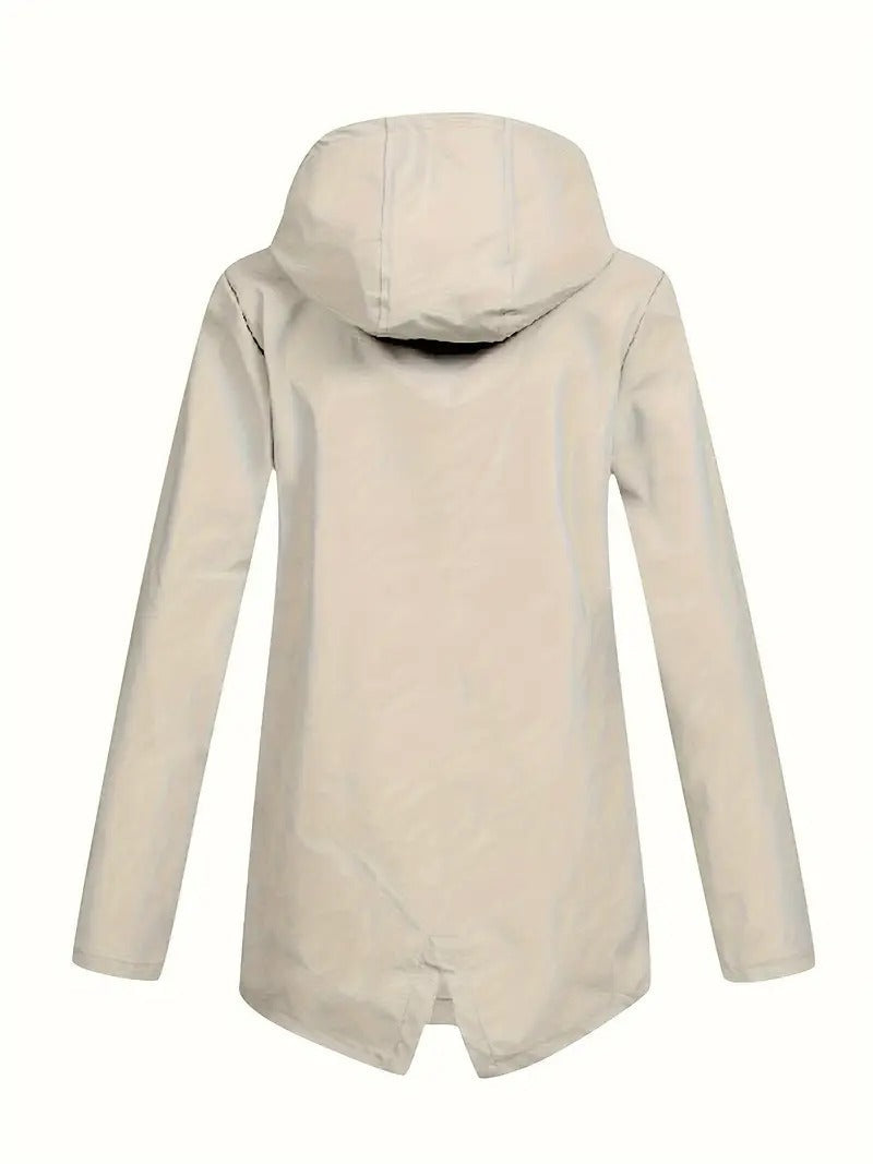 Deborah™ – Cozy Sophisticated Zip-Up Raincoat