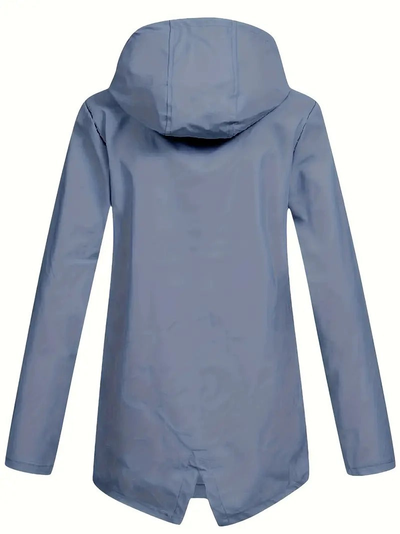 Deborah™ – Cozy Sophisticated Zip-Up Raincoat