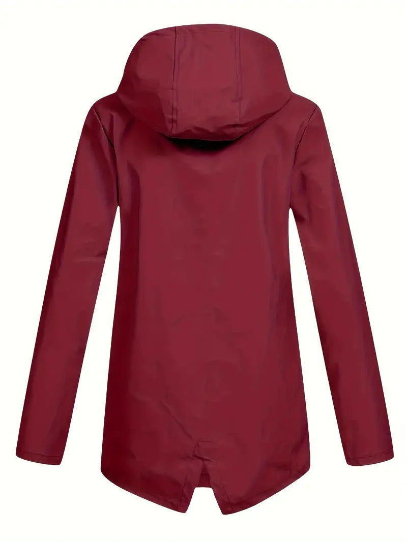 Deborah™ – Cozy Sophisticated Zip-Up Raincoat