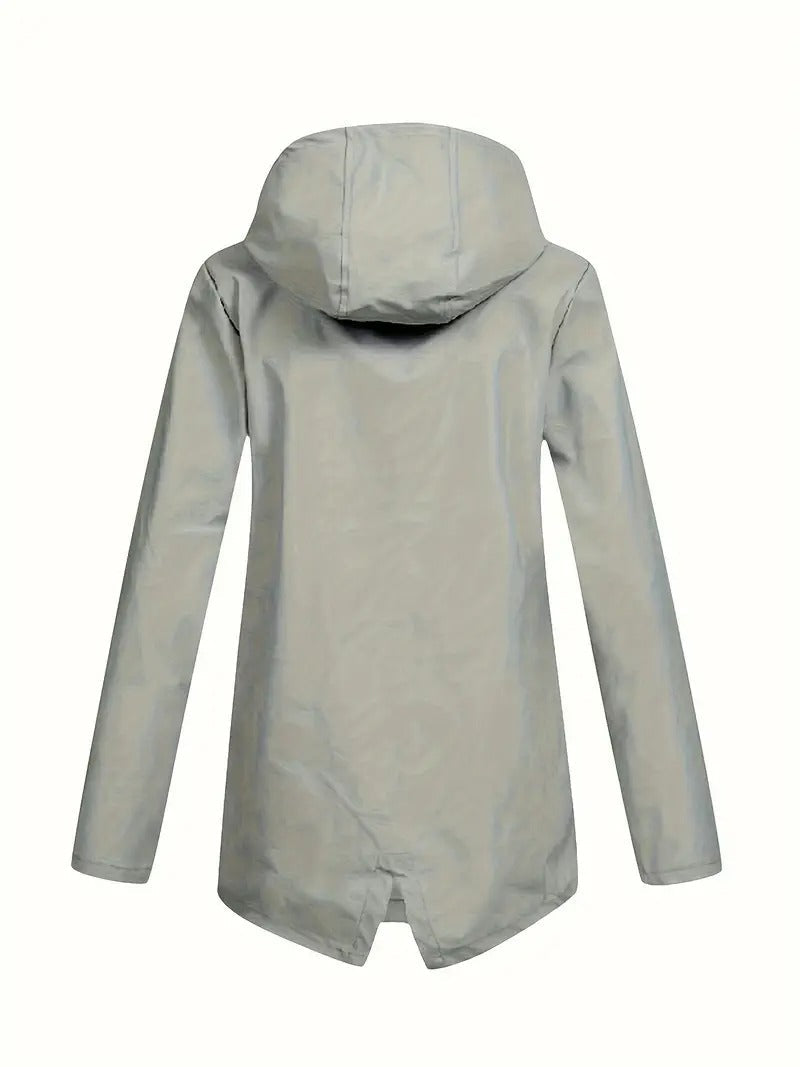 Deborah™ – Cozy Sophisticated Zip-Up Raincoat