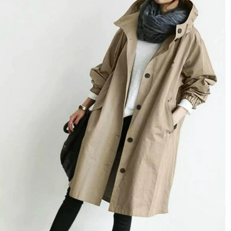 Susan™ - Elegant and Water-Repellent Trench Coat