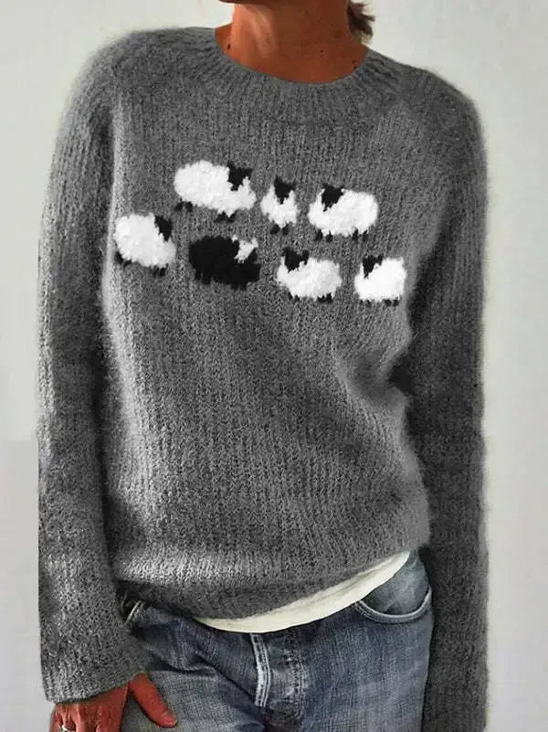 Olivia™ - Cosy Retro Knit Jumper