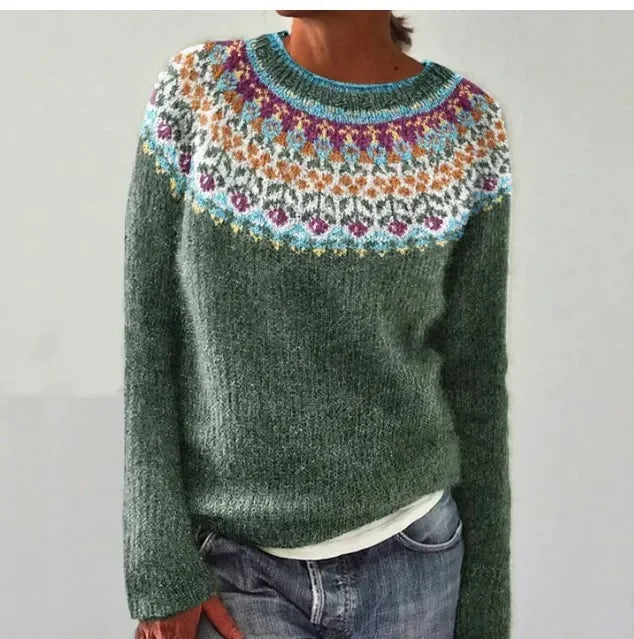 Olivia™ - Cosy Retro Knit Jumper