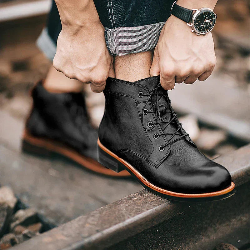 Hunter™ - Leather Men's Boots