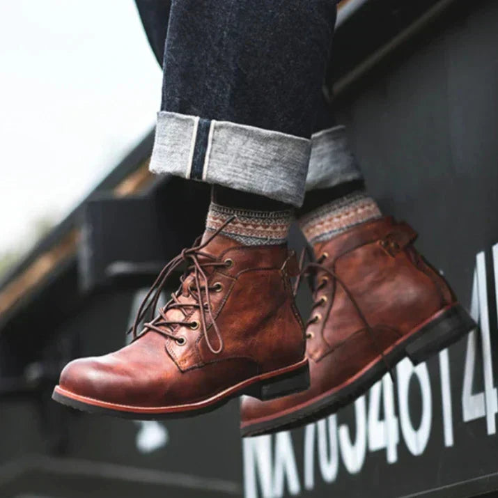 Hunter™ - Leather Men's Boots