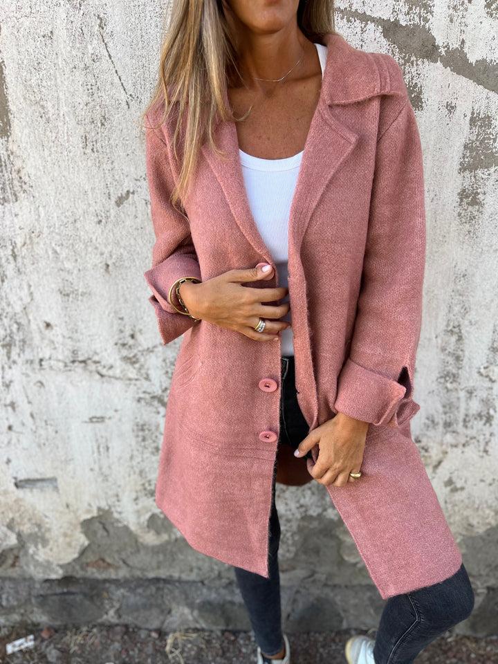 Lottie™ - Casual Single Breasted Coat with Lapels