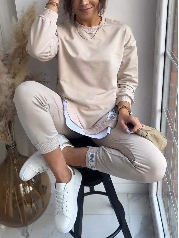 Laura™ – Cozy Sweatshirt & Trouser Set