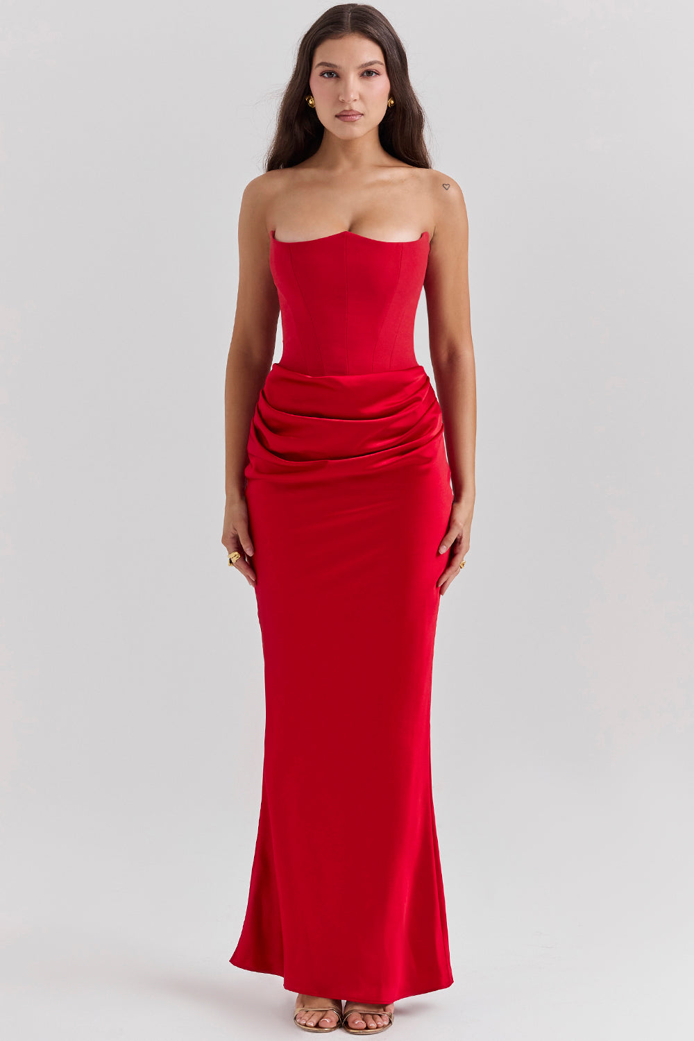 Julia™ - Satin Hourglass Silhouette Dress