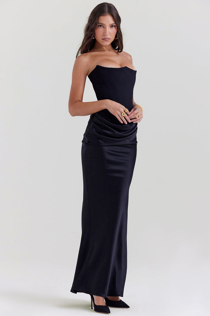 Julia™ - Satin Hourglass Silhouette Dress