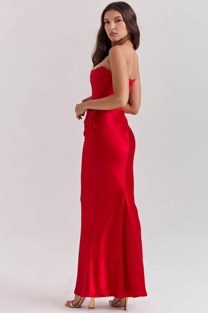 Julia™ - Satin Hourglass Silhouette Dress