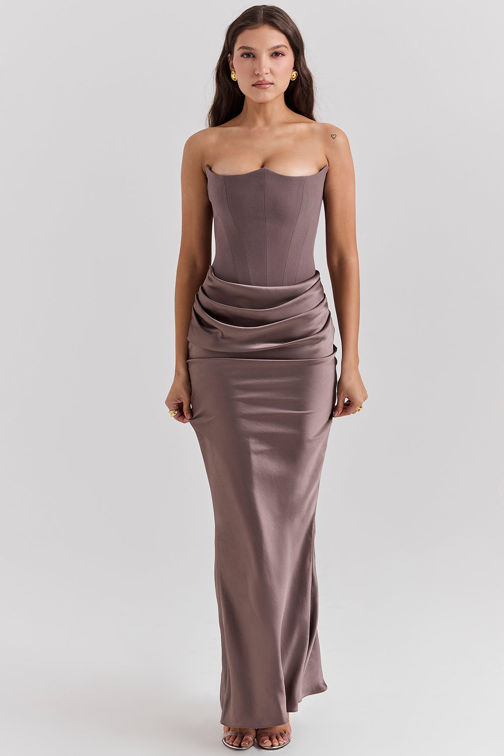 Julia™ - Satin Hourglass Silhouette Dress