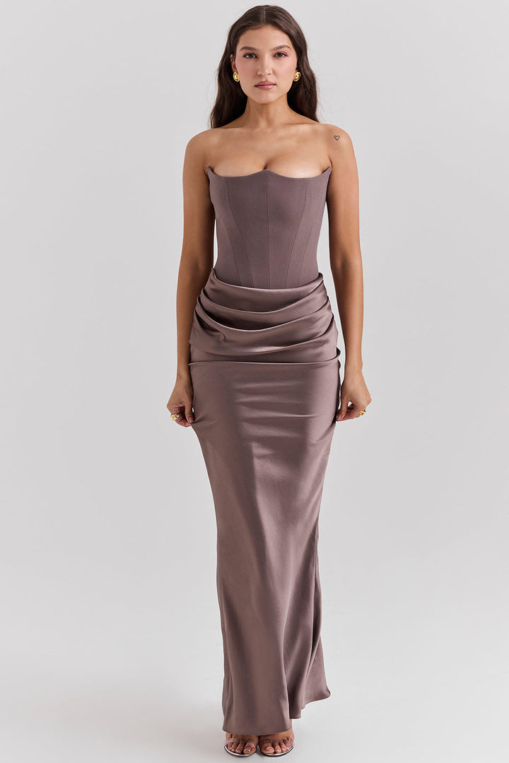Julia™ - Satin Hourglass Silhouette Dress
