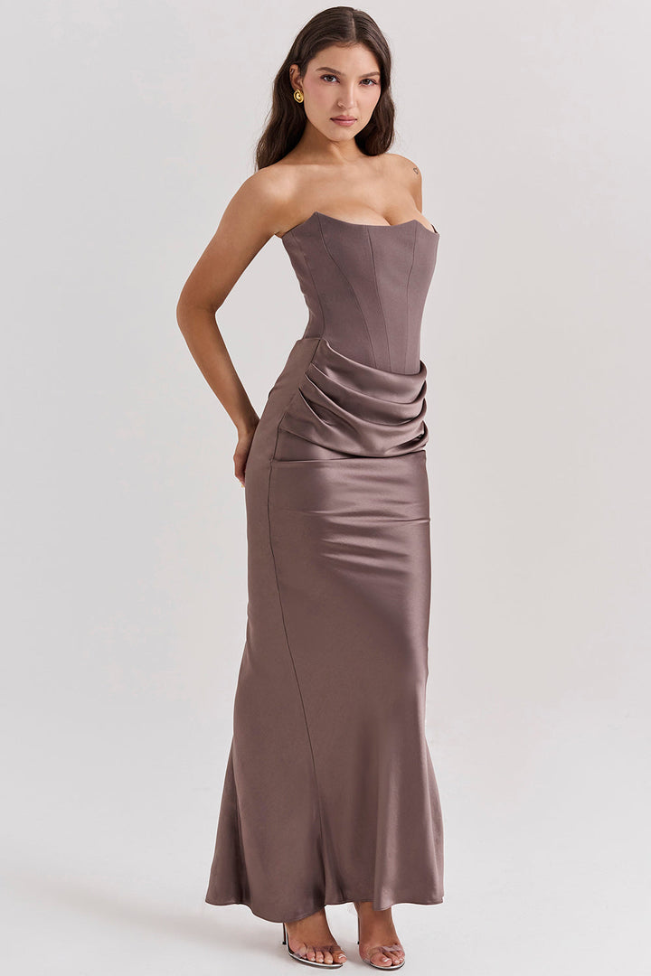 Julia™ - Satin Hourglass Silhouette Dress