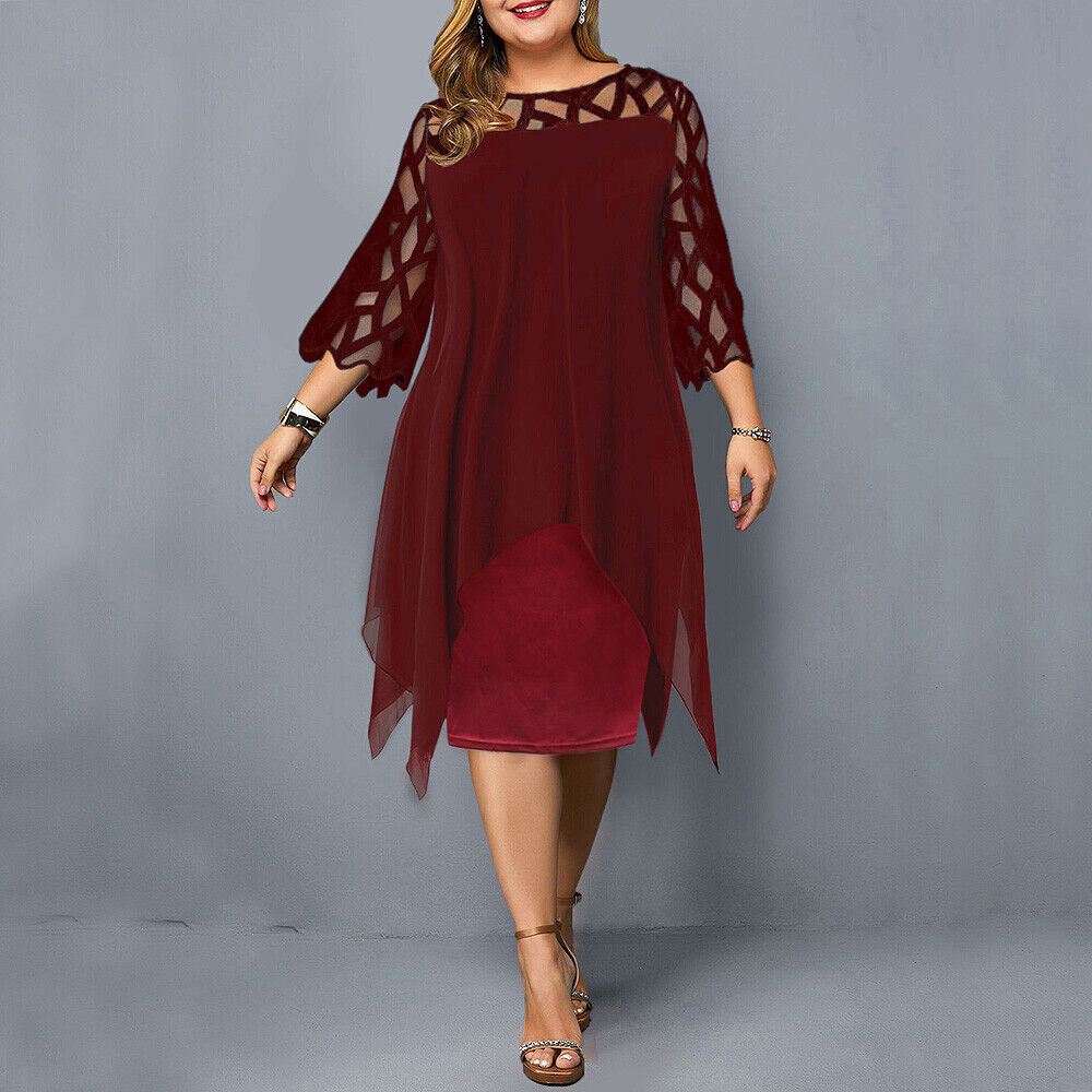 Adeliane™ - Elegant Oversize Midi Dress