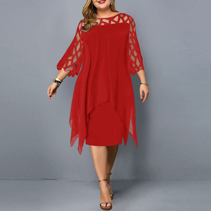 Adeliane™ - Elegant Oversize Midi Dress