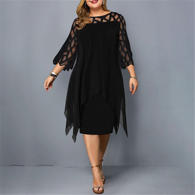 Adeliane™ - Elegant Oversize Midi Dress