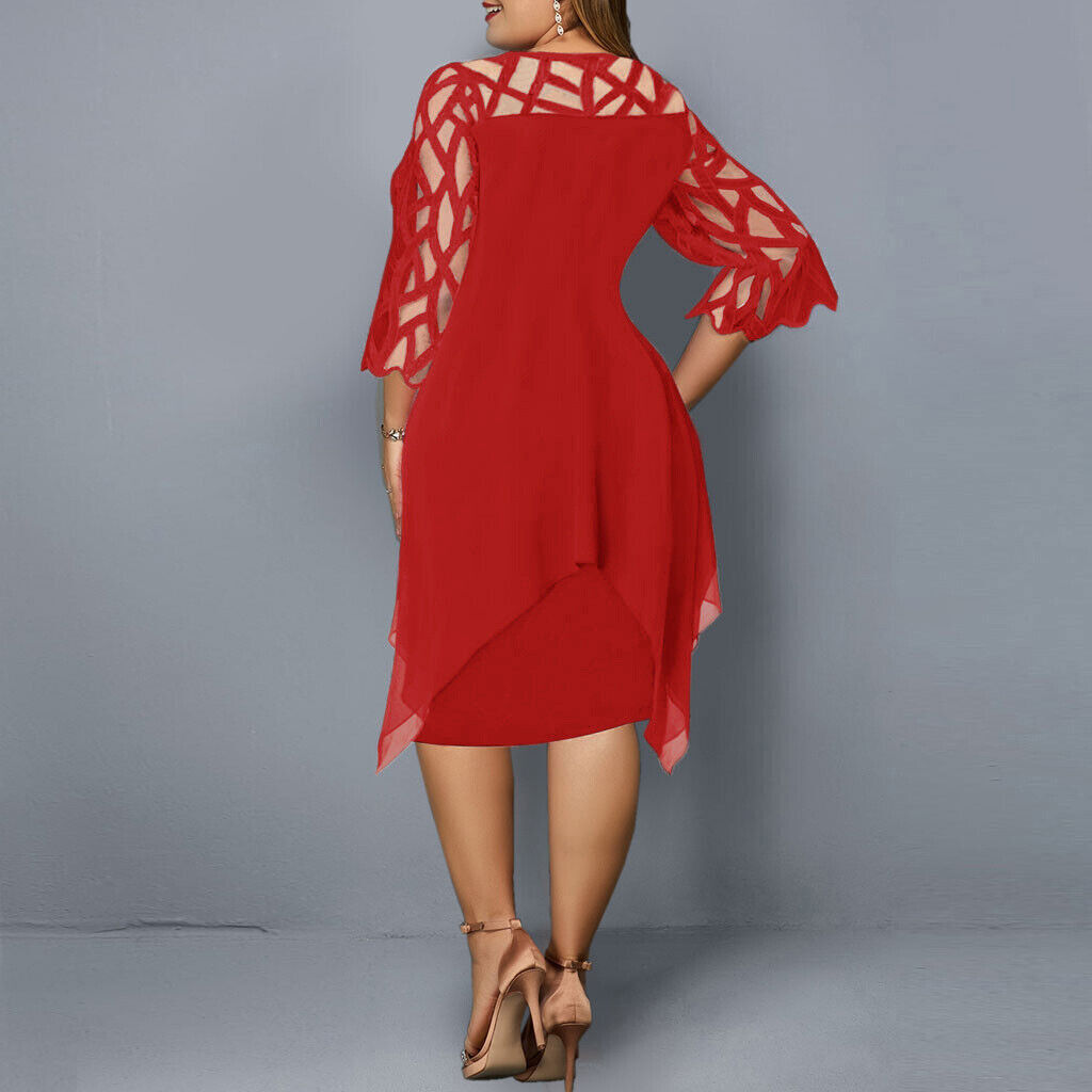 Adeliane™ - Elegant Oversize Midi Dress