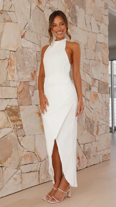 Trina™ - Elegant Pleated Dress