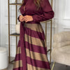 Yvonne | Striped Maxi Dress