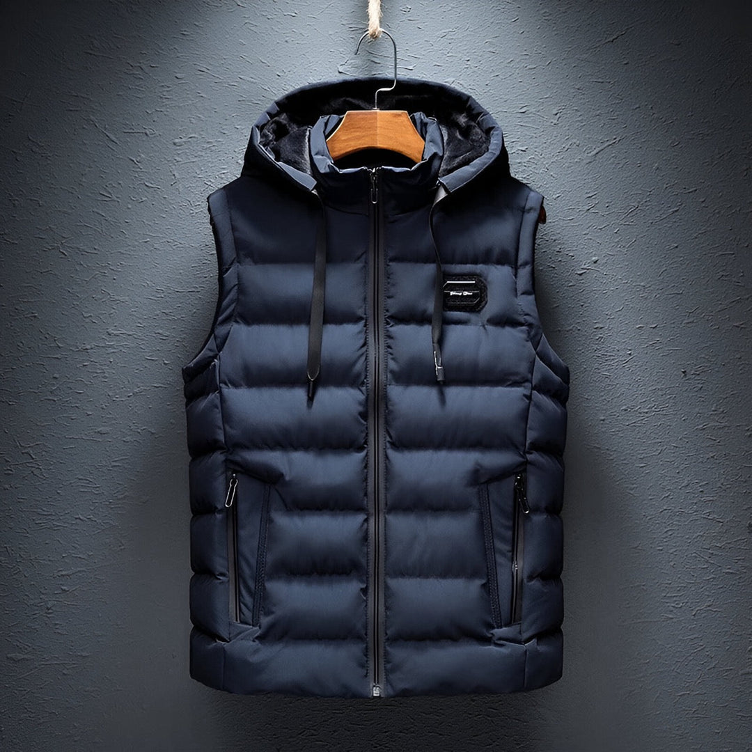 Mike™ - Hooded Sleeveless Waistcoat for men