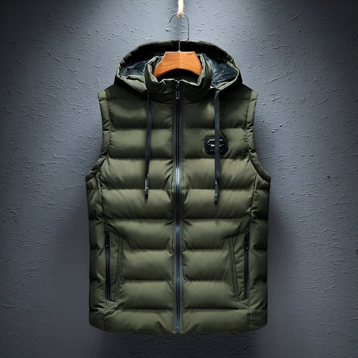Mike™ - Hooded Sleeveless Waistcoat for men