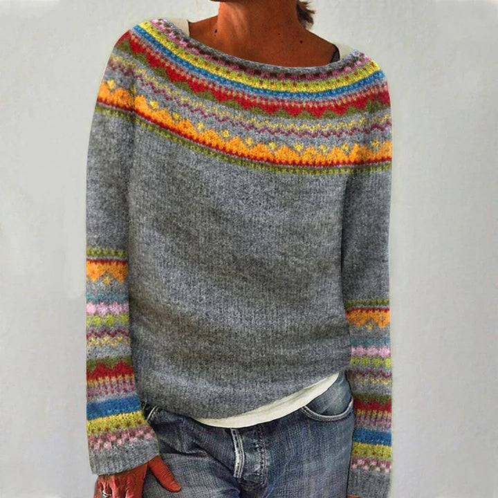 Olivia™ - Cosy Retro Knit Jumper
